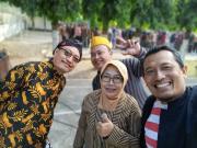 Upacara Pengibaran Bendera Merah Putih dalam rangka memperingati HUT Kemerdekaan RI yang ke 80 